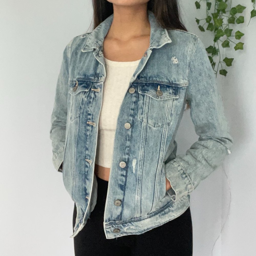 Distressed Denim Jacket